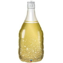 39" Golden Bubbly Wine Bottle