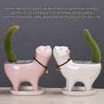 thumbnail image 5 of Ceramic Flower Pots, Cute Cat Gardening Flower Pots Cactus Succulent Flower Pots Personalized Cartoon Ornaments, 5 of 11