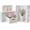 Whitewashed, variant on Large Wooden Crates Unfinished Set of 4 Storage Crates, Decorative Wood Storage Crate for Display Rustic, Nesting Wooden Container Boxes Made from 100% Wood