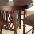 thumbnail image 3 of Steve Silver Dolly Counter Height Dining Table - Medium Brown Cherry, 3 of 3