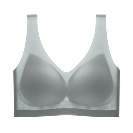 

Noarlalf bras for women Womens Unwired Padded Bra Top Everyday Basics Deep V Neck underwear women