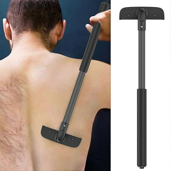 Depiladora de espalda y afeitadora corporal Mango ergonómico Afeitado en húmedo o seco