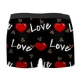 thumbnail image 4 of Gunia Men's Boxer Briefs Heart Print Valentine's Day Shorts High Elasticity Stylish For Everyday Wear Funny Underwear S-Xxxl, 4 of 5