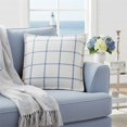 thumbnail image 6 of Michael Amini Newport Alta 16" Square Box Throw Pillow - Sky in Set of 2, 6 of 6