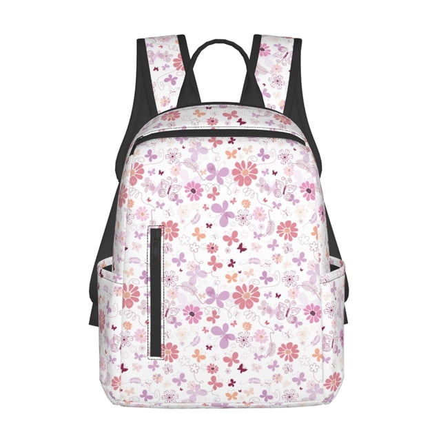 Easygdp Retro Floral para Easygdp Yak - Mochila Casual Ligera y Resistente para Viaje y Senderismo para Hombres y Mujeres