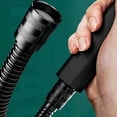 thumbnail image 2 of 1pc Black Stainless Steel Shower Hose, Universal G 1/2" Connection, Explosion-proof Rain Shower Pipe, Bathroom Accessory, 2 of 5