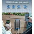 thumbnail image 4 of 36000mAh Solar Power Bank 15W Fast Charging with Cables & Wireless Charger, Solar Charger Compatible for iPhone & Android Phone, 4 of 10