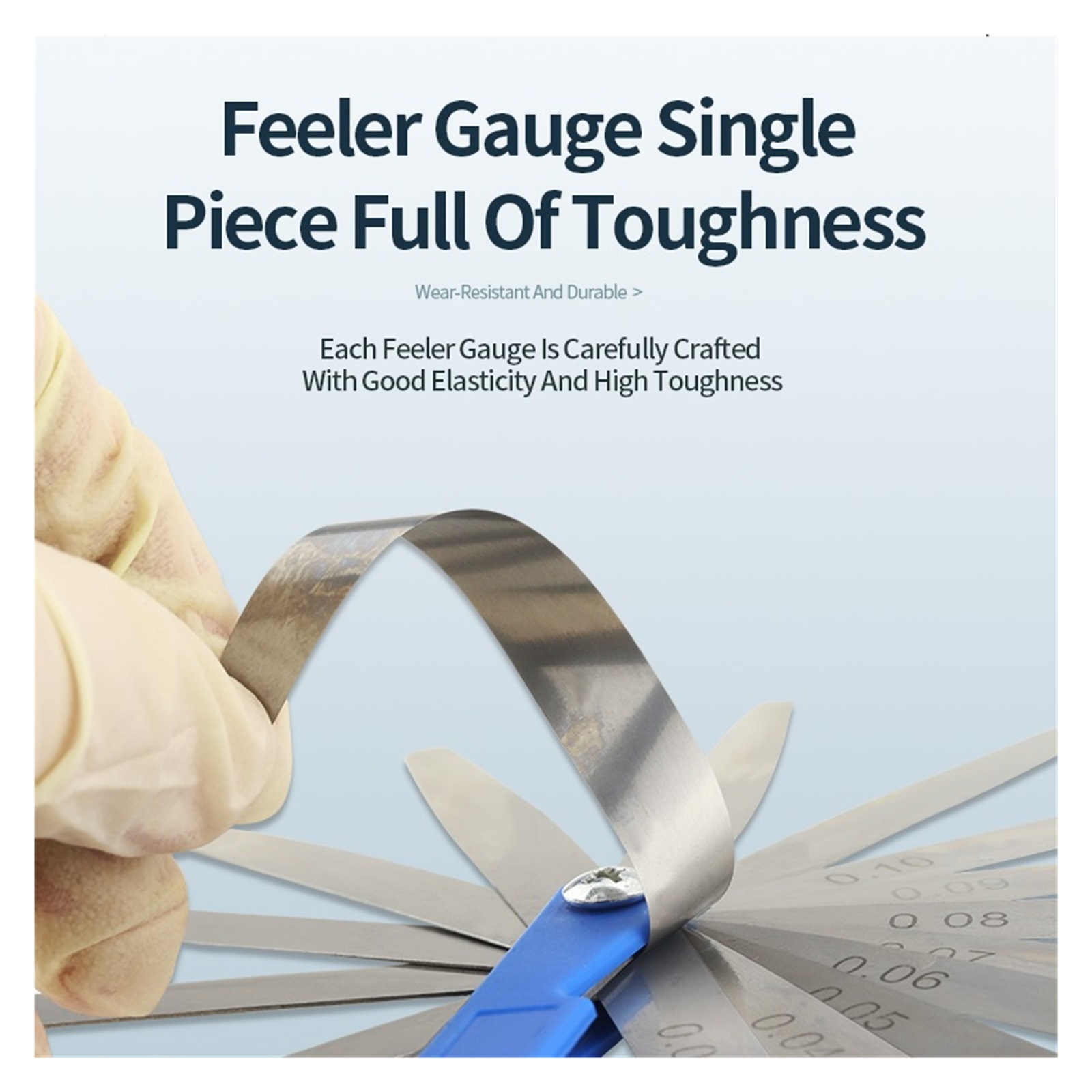100B17 Feeler Gauge Gauge Filler Gauge Valve Probes Metric Thickness Set Probe Thickness Gauge Gap Tools ,Easy to Use