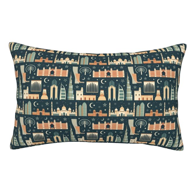 Balery UAE Travel1 1 Funda de Cojín Estampada, Regalos para Mujeres, Regalos de Amor para Ella, Regalos para Novia o Esposa, Funda de Almohada-20"x30"