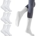 thumbnail image 2 of CEYAZYE 3 Pairs Pilates Socks with Grips Non-Slip Curling Yoga Socks Grip Socks for Ballet Dance Barefoot, 2 of 14