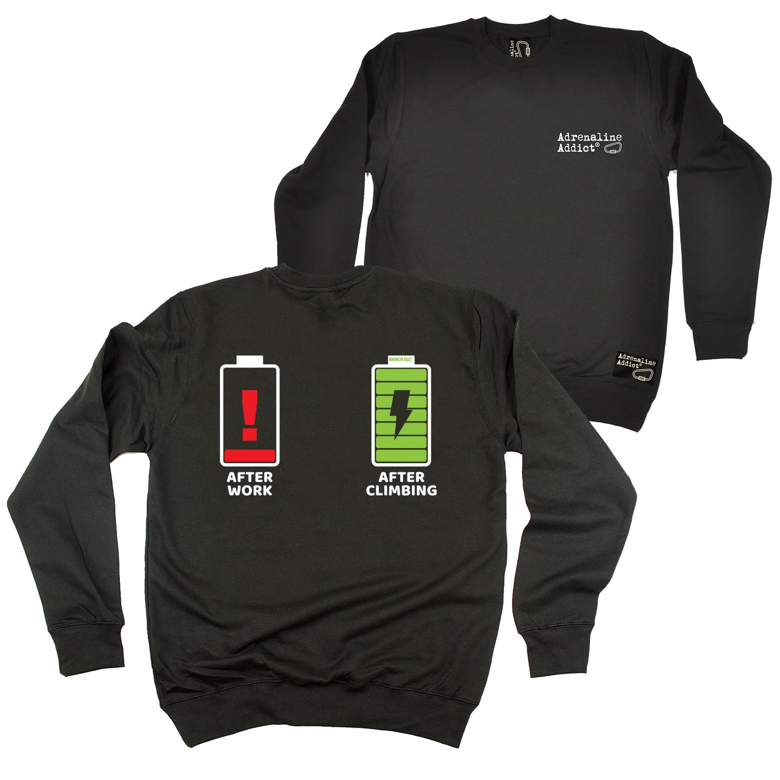 rock climbing sweatshirt