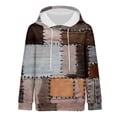 thumbnail image 4 of YEJIMAN Sweatshirt for Women Long Sleeved With Gradient Letter Printed Pockets And Comfort Hoodie, 4 of 9