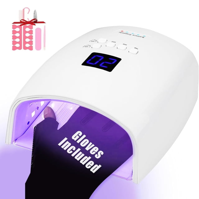 Lámpara LED UV para uñas NailShow, 66 W, recargable, inalámbrica