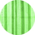 thumbnail image 1 of Ahgly Company Indoor Round Solid Green Modern Area Rugs, 3' Round, 1 of 1