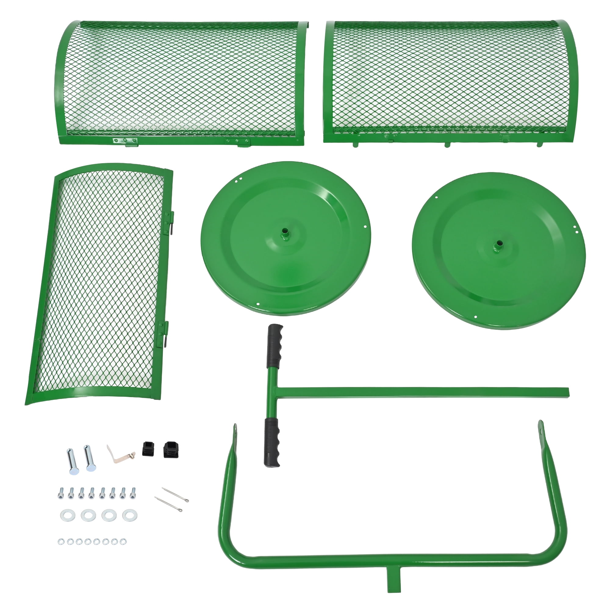 Kojem 24 Inch Peat Moss Compost Spreader with Upgrade T Handle Peat Moss Spreader for Lawn and Garden