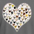 thumbnail image 4 of CafePress - Chicken Heart T Shirt - Mens Comfort Colors® Shirt, 4 of 6