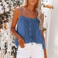 thumbnail image 1 of Camiseta sin mangas con tirantes finos de verano,Camiseta sin mangas con tirantes finos para mujer Camiseta sin mangas con tirantes finos plisada Camiseta sin mangas de verano para mujer Eleva tu experiencia, 1 of 6