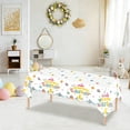 thumbnail image 4 of Easter Disposable Tablecloth Bunny Shaped Eggs Design 55 in x 84 in Waterproof Oil Resistant For Dining Table Coffee Table Tea Table, 4 of 5