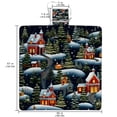 thumbnail image 2 of Christmas Canvas Picnic Mat Waterproof and Portable for Outdoor Activities - Large Size and Easy to Clean - Durable and Stylish Design with Carrying Handle, 2 of 6