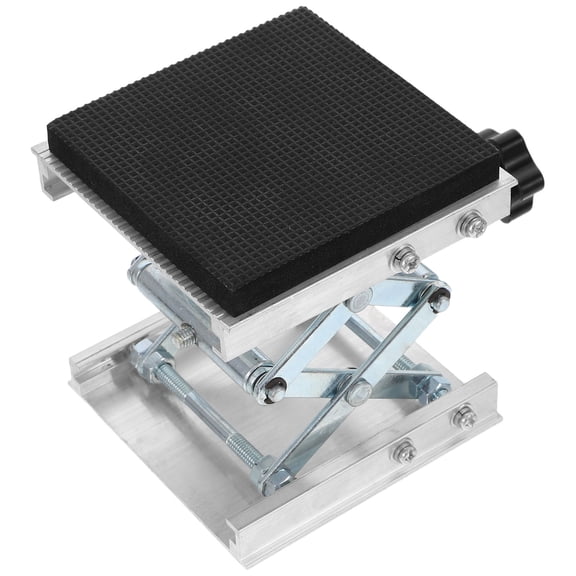 Hemoton Stainless Steel Lab Jack Scissor Stand Platform Stand Table Scientific Scissor Lifting Jack Platform Support rack