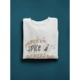 thumbnail image 3 of Pumpkin Spice Slogan. Sweatshirt Women -Image by Shutterstock, Female Medium, 3 of 4