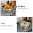 thumbnail image 6 of Stainless Steel Mixing Bowls Double- walled Insulated Metal Snack Bowls Soup Bowls Heat Insulated Bowl Multipurpose Bowls, 6 of 6