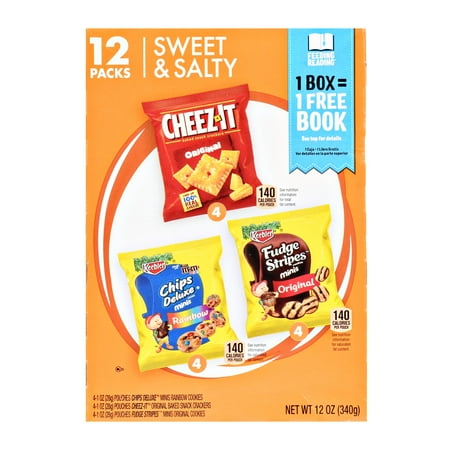 UPC 030100940371 product image for Keebler Mini Cookies/Cheez-It Crackers Variety Pack, 1 oz, 12 count | upcitemdb.com