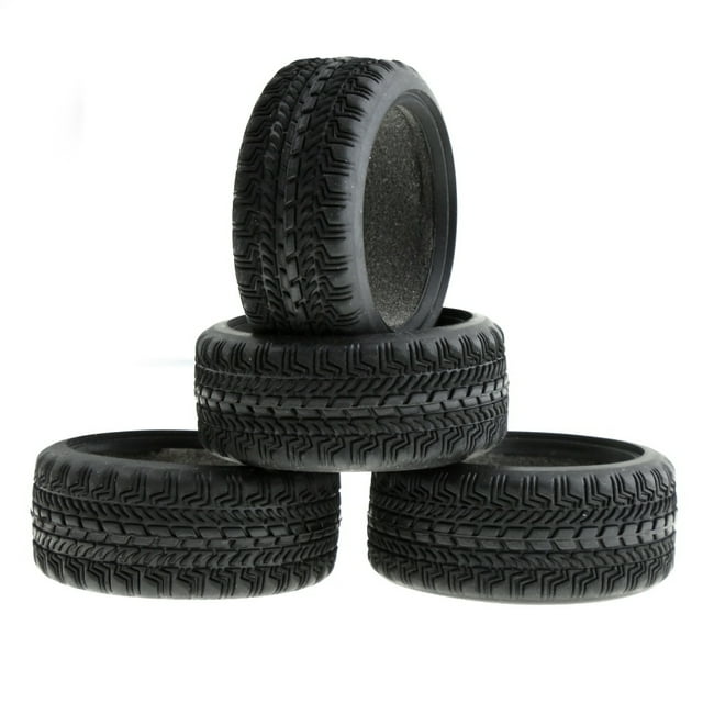 NeumáTico de Goma de 4 Piezas para 1/10 RC Coche de Turismo de Deriva en Carretera Sakura RedCat, 5