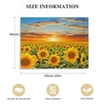 thumbnail image 2 of Nawypu  Sunflower Wall Art Flower Wall Art Sunset Rustic Pictures Canvas Print Painting Framed and Stretched Ready to Hang for Living Room Bedroom Office, 2 of 5