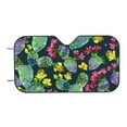 thumbnail image 7 of Goofa Watercolor Cactuses Printed Car Windshield Sunshade,Foldable Reflective Sun Visor,UV Protection Heat Blocker Sunshade,Car Cooling Accessory-, 7 of 7