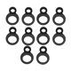 thumbnail image 5 of Ganchos de anclaje tipo O, anillos de flejado de acero inoxidable negro para remolque, bicicleta y camión, 10 Uds., 5 of 10