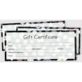 thumbnail image 2 of Inkdotpot FlowerBlankGiftCertificates for Small Business, Holiday, Christmas Birthday, Restaurant, Spa Beauty Hair Salon, Wedding Bridal 45GiftDIY Coupons - 9 x 3.8 Inches, 2 of 6