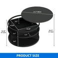 thumbnail image 6 of DEXTRUS Round Lift Top Coffee Table with Storage,  Center Tables for Living Room, Home Office, Black, 6 of 6