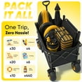 thumbnail image 4 of Sekey Heavy Duty Beach Wagon 200L Capacity, 9" Sand-Proof Wheels, 4 of 8