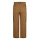 thumbnail image 4 of Pantalones largos para hombre, lisos, informales, con bolsillos, botones y cremallera, cintura elástica, rectos, para exteriores, cargo, de poliéster., 4 of 5