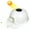 White, variant on Ton Hard Hats Safety ,Construction Site Cap Ventilated Breathable Hard Cap with Solar Fan ( Yellow)
