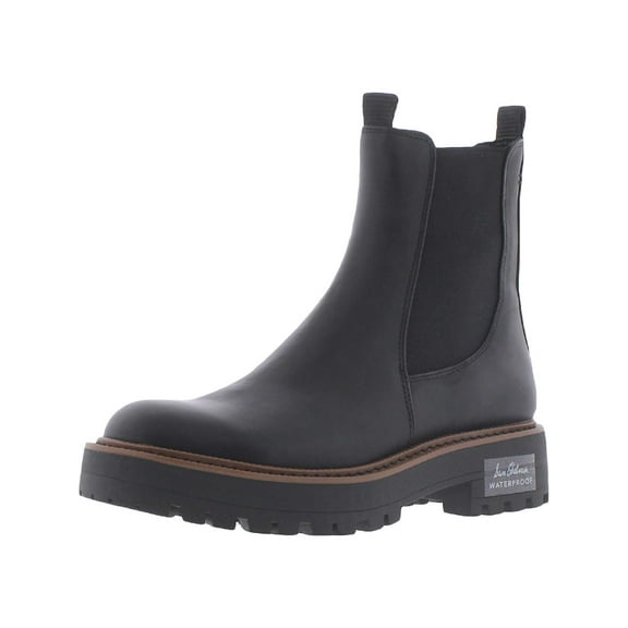 Sam Edelman Women's Laguna Chelsea Black Leather Ankle Boot 6M