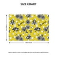 thumbnail image 4 of Placemats Set Of 4 / 6, Honeybee Placemats For Dining Table Indoor/Outdoors Heat Resistant Washable Placemats 18" X 12", 4 of 8