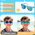 thumbnail image 4 of Gafas de Sol OLIKER para Niños de 3 a 8 Años con Protección UV400 Paquete de 12, 4 of 6