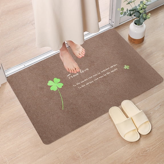 xgfhyjeh Bath Rug Waterproof Portable Traditional Washable Machine Wash Polyester Bath Mats For Adult Child