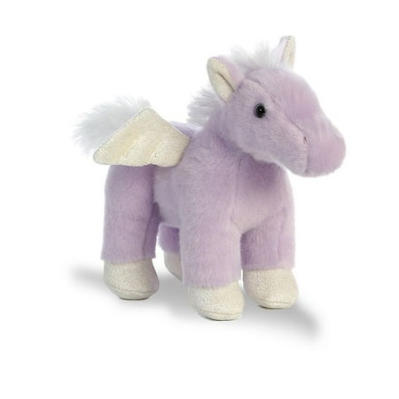 7.5 Inch Plush - Magic Pegasus Purple 7.5 inch - Stuffed Animal by Aurora Plush (02488)