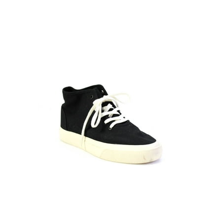 

Everlane Womens Canvas High Top Sneakers Black 7.5