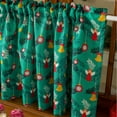 thumbnail image 6 of Btomtd Christmas Tree Printed Cafe Curtains for Holiday Window Treatments Short Curtains for Kitchen Bathroom Home Decor Household Blackout Curtains - 39.37"x23.62", Green, 6 of 6