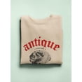 thumbnail image 3 of David Halftone Antique Sweatshirt Women -Image by Shutterstock, Female 4X-Large, 3 of 4