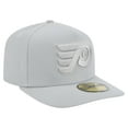 thumbnail image 3 of Men's New Era Gray Philadelphia Flyers Color Pack A-Frame 59FIFTY Fitted Hat, 3 of 6