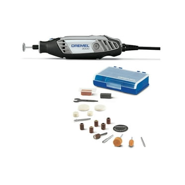 Dremel 3000-N/18 Corded Variable Speed Rotary Tool with EZ Twist Nose Cap & 18 Accessories, 1.2A/120V