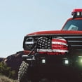thumbnail image 3 of Jeiento American Honoring Firefighter Flags Winch Cover Waterproof Badlands Winch Cover Breathable Winch Protection Cover Dust-Proof UV-Resistant Winch Accessories for Most Winches, 3 of 7