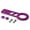 Purple, variant on DNA Motoring THK-FR-FRONT-SL 2.25" Anodized Brushed Billet Style Aluminum Front Racing Tow Hook (Silver)