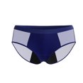 thumbnail image 2 of Women Menstrual Period Briefs Mesh Panel High Absorbency Leak Resistant Flexible Stretch Daily Wear Underwear Blue 4XL, 2 of 5