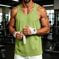 thumbnail image 2 of LRGSHF Men's Round Neck Sleeveless Tank Top, Loose Fit Solid Color Athletic Tank Shirts, Breathable Lightweight Casual Workout Tank Tops, 2 of 6